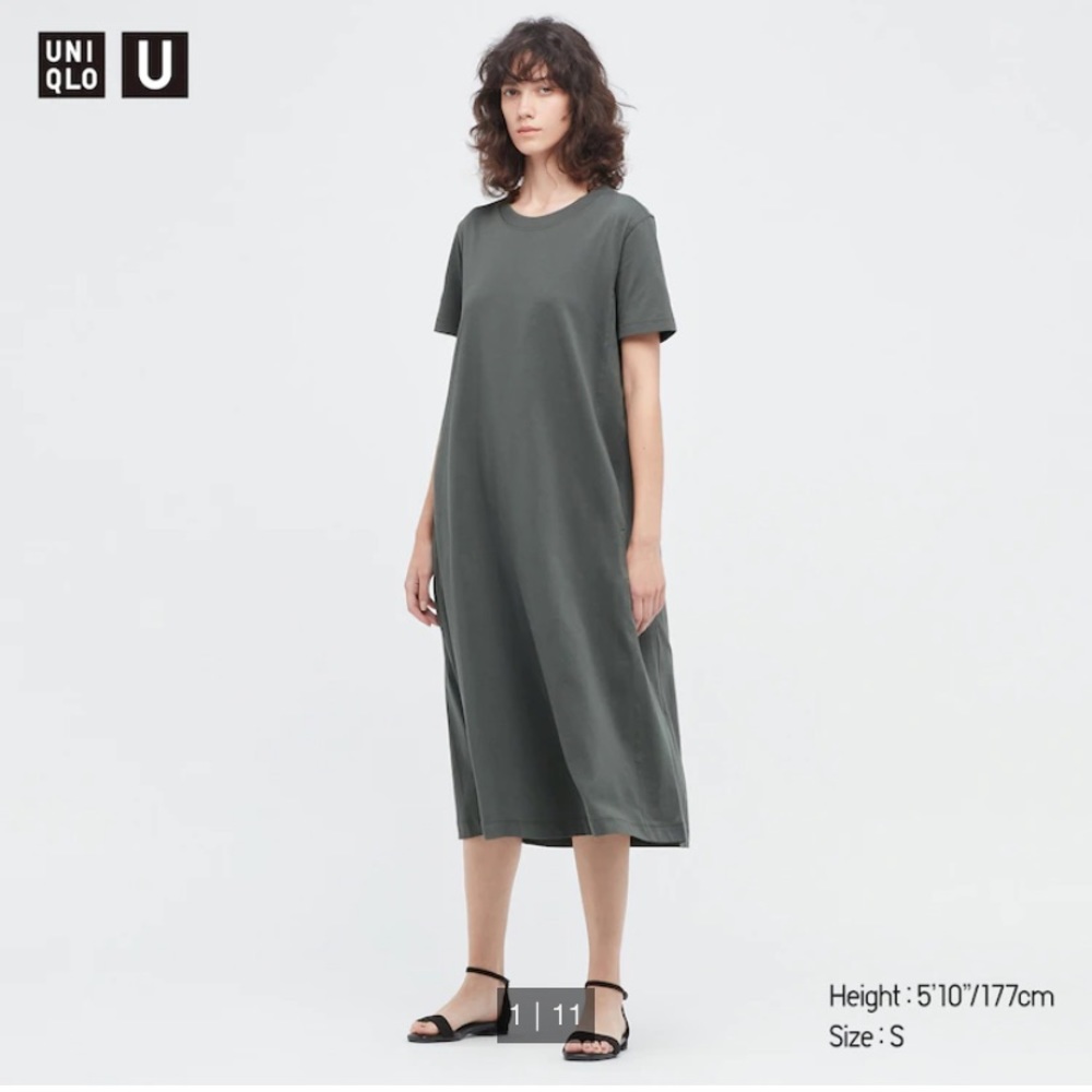 UNIQLO Cotton flare dress